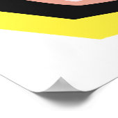 Vintage Gürtelschnüre Retro Kochkunst Poster (Ecke)