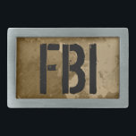 Vintage Gurtschnalle für Männer | FBI anpassbar Rechteckige Gürtelschnalle<br><div class="desc">Vintage Gurtschnalle für Männer | FBI anpassbar</div>