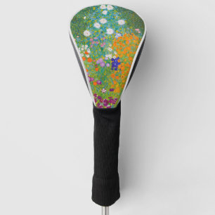 Vintage-Gustav-Klimt-Landhausgarten-Blumenkunst Golf Headcover