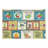 Vintage Gütesiegel in Dosen Kissenbezug (Rückseite-Rechts)