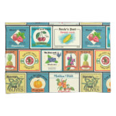 Vintage Gütesiegel in Dosen Kissenbezug (Vorderseite-Rechts)