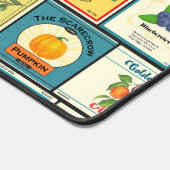 Vintage Gütesiegel in Dosen Schreibtischunterlage (Ecke)