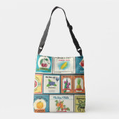 Vintage Gütesiegel in Dosen Tragetaschen Mit Langen Trägern (Rückseite)