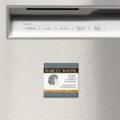 Vintage Haarentwerfungsanleitung Magnet (In Situ (Geschirrspüler))