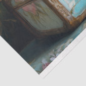 Vintage Haarspalterei Seidenpapier (Ausschnitt)