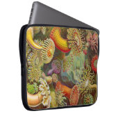Vintage Haeckel-Anemone Laptopschutzhülle (Vorne Rechts)