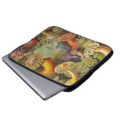 Vintage Haeckel-Anemone Laptopschutzhülle (Vorne Knopf)