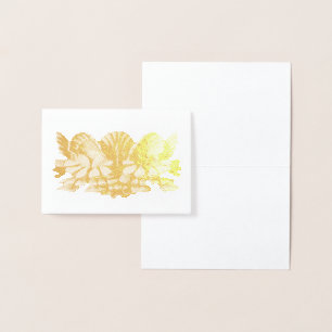 Vintage Haeckel Folienkarte