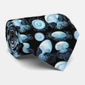 Vintage Haeckel-Qualle individuell einstellbar Krawatte (Gerollt)