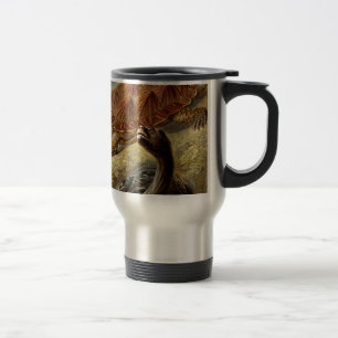 Vintage Haeckel Schildkröten Reisebecher