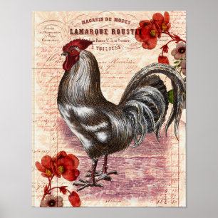 Vintage Hahn Florale Ephemera Poster