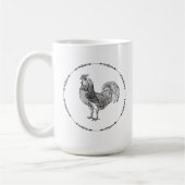 Vintage Hahn Kaffeetasse (Links)