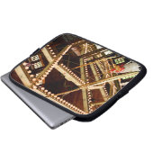 Vintage Hahn Karussell  Laptopschutzhülle (Vorne Knopf)