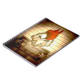 Vintage-Hahn Mr. Rooster Notizblock (Linke Seite)