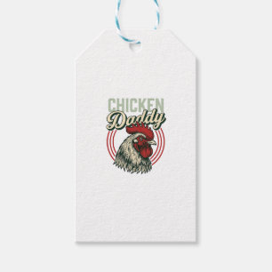 Vintage-Hähnchen-Daddy-Hahn-Shirt-Design_1 Geschenkanhänger