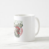 Vintage-Hähnchen-Daddy-Hahn-Shirt-Design_1 Kaffeetasse (VorderseiteRechts)