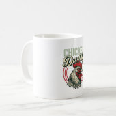 Vintage-Hähnchen-Daddy-Hahn-Shirt-Design_1 Kaffeetasse (Vorderseite Links)