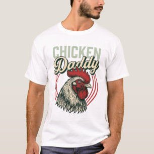 Vintage-Hähnchen-Daddy-Hahn-Shirt-Design_1 T-Shirt