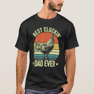 Vintage-Hähnchen-Vater Herren  Bester Cluckin'-Vat T-Shirt