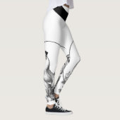 Vintage Hahnillustrations-Leggings Leggings (Rechts)