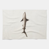 Vintage Haifisch-Illustration - Retro Handtuch (Horizontal)