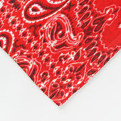 Vintage Haitianfahne Fleecedecke (Ecke)