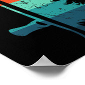 Vintage Halbe Pine Halbpension Snowboard Extr Poster (Ecke)