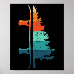 Vintage Halbe Pine Halbpension Snowboard Extr Poster