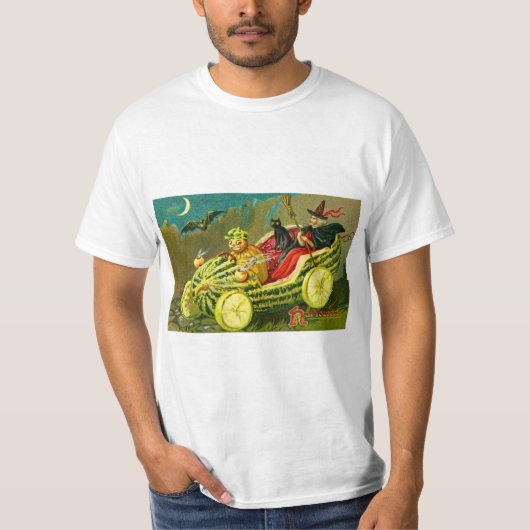 Vintage Halbwettkarte T-Shirt (Vorderseite)