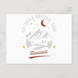 Vintage Haleakala Nationalpark Hawaii Postkarte