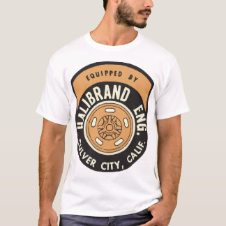 Vintage Halibrand Technik, die Rad-Abziehbild T-Shirt