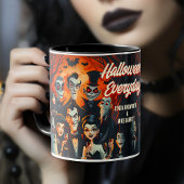 Vintage Halloween-50er-Kostüme Tasse