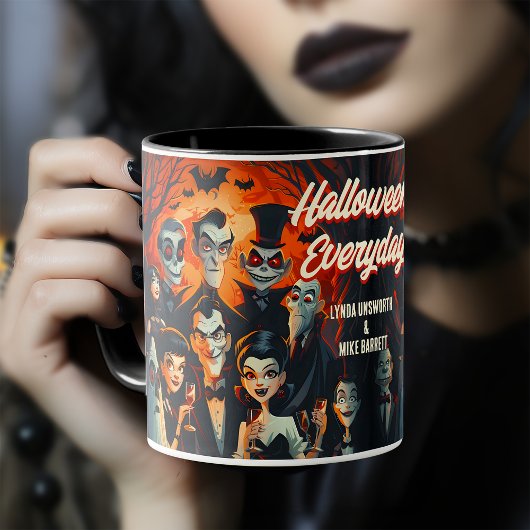 Vintage Halloween-50er-Kostüme Tasse