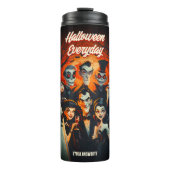 Vintage Halloween-50er-Kostüme Thermosbecher (Vorderseite)