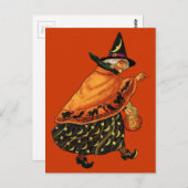 Vintage Halloween-Altzechse Postkarte (Vorne/Hinten)