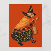 Vintage Halloween-Altzechse Postkarte (Vorderseite)