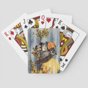 Vintage Halloween Art Playing Cards Spielkarten