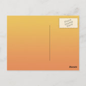 Vintage Halloween Art Postkarte (Rückseite)