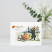 Vintage Halloween Art Postkarte (Stehend Vorderseite)