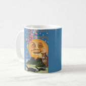 Vintage Halloween-Begrüßung Kaffeetasse (Vorderseite Links)