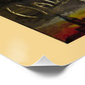 Vintage Halloween-Begrüßung Poster (Ecke)