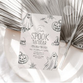 Vintage Halloween Birthday Invitation Any Age Einladung