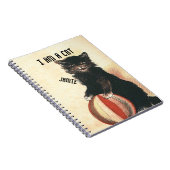 Vintage HALLOWEEN Black Cat Notizblock (Rechte Seite)