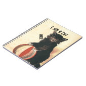 Vintage HALLOWEEN Black Cat Notizblock (Linke Seite)