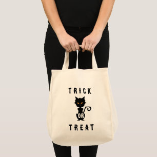 Vintage HALLOWEEN Black Cat Tragetasche