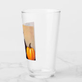 Vintage Halloween Black Kitten Illustration Glas (Links)