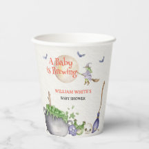 Vintage Halloween Brewing Cauldron Babydusche