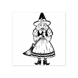 Vintage Halloween-Briefmarke Gummistempel