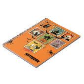 Vintage Halloween-Briefmarke Notizblock (Linke Seite)
