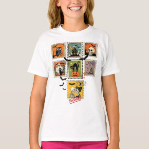 Vintage Halloween-Briefmarke T-Shirt